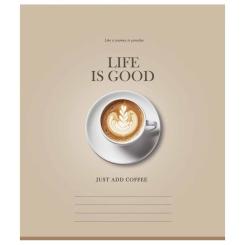 Тетрадь Школярик Life is good 48 аркушів лінія Фото