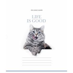 Тетрадь Школярик Life is good 48 аркушів лінія Фото 3