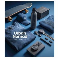 Тетрадь Школярик Urban Nomad 96 аркушів клітинка Фото 1