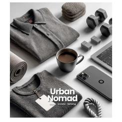 Тетрадь Школярик Urban Nomad 96 аркушів клітинка Фото 2