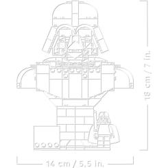 Конструктор LEGO Star Wars Бюст Дарта Вейдера Фото 5