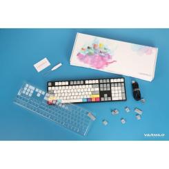 Клавиатура Varmilo APT108 CMYK C-TK Brown Wireless White Led UA Фото 1