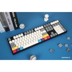 Клавиатура Varmilo APT108 CMYK C-TK Brown Wireless White Led UA Фото 2