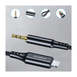 Кабель мультимедийный Choetech Lightning to 3.5mm M 2.0m Фото 2