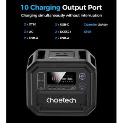 Зарядная станция Choetech BS064 2500W 2160Wh Фото 4