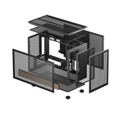 Корпус для ПК Deepcool CH260 Wood Black Фото 9