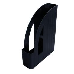 Лоток для бумаг Арника вертикальный, пластиковый, черный Фото