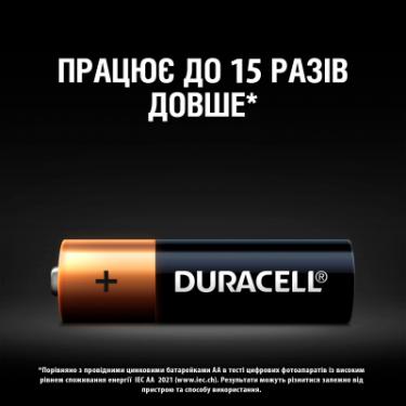 Батарейка Duracell AA лужні 4 шт. в упаковці Фото 3