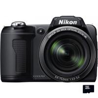 Цифровой фотоаппарат Nikon Coolpix L110 black Фото