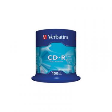 Диск CD Verbatim CD-R 700Mb 52x Cake box 100шт Extra Фото