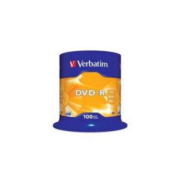 Диск DVD Verbatim 4.7Gb 16X CakeBox 100шт Фото