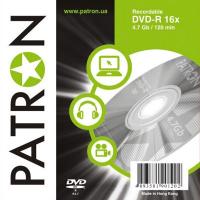 Диск DVD Patron 4.7Gb 16x SLIM box 10шт Фото