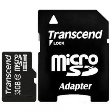 Карта памяти Transcend 32Gb microSDHC class 10 Фото