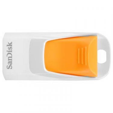 USB флеш накопитель SanDisk 16Gb Cruzer Edge White-Orange Фото