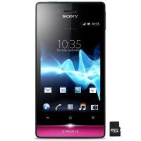 Мобильный телефон Sony ST23i Black Pink (Xperia Miro) Фото