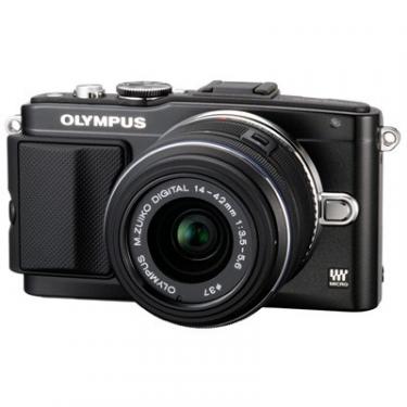 Цифровой фотоаппарат Olympus PEN E-PL5 14-42 mm Flash Air black/black Фото