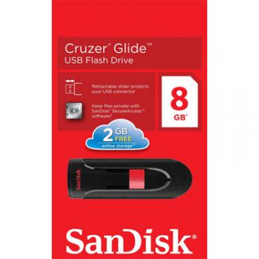 USB флеш накопитель SanDisk 8Gb Cruzer Glide Фото 2