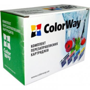 Комплект перезаправляемых картриджей ColorWay HP №950 (1pigm+3x100) Фото