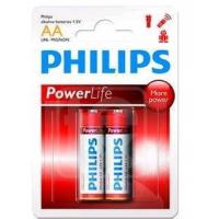 Батарейка Philips LR06 PHILIPS PowerLife P2F * 2 Фото