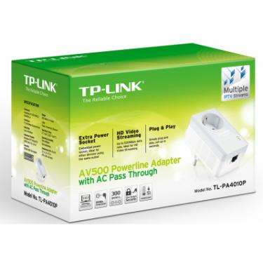 Адаптер Powerline TP-Link TL-PA4010P Фото 5