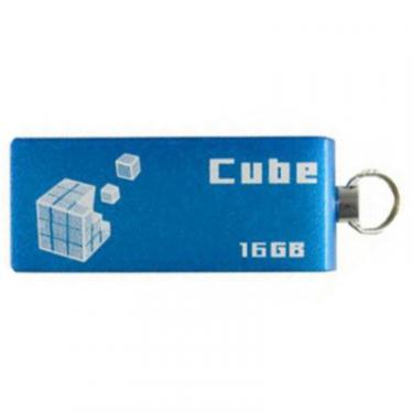 USB флеш накопитель Goodram 16Gb Cube Blue Фото