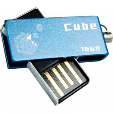 USB флеш накопитель Goodram 16Gb Cube Blue Фото 1