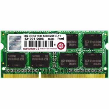 Модуль памяти для ноутбука Transcend SoDIMM DDR3 8Gb 1600 MHz Фото