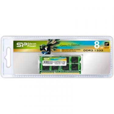 Модуль памяти для ноутбука Silicon Power SoDIMM DDR3 8Gb 1333 MHz Фото