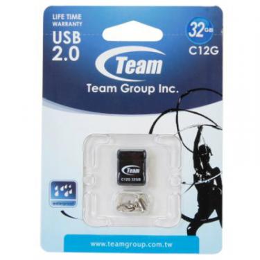 USB флеш накопитель Team 32GB C12G Black USB 2.0 Фото 4