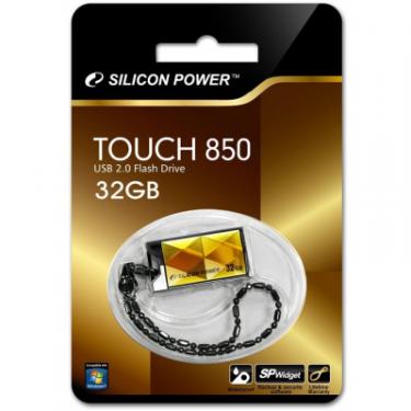 USB флеш накопитель Silicon Power 32GB Touch 850 Amber USB 2.0 Фото 4