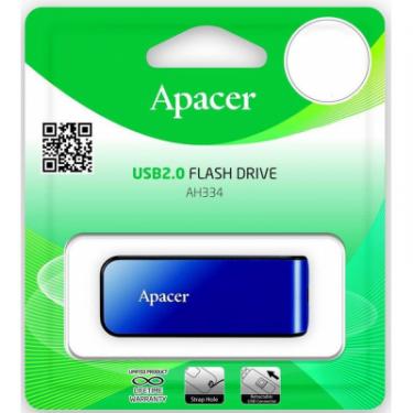 USB флеш накопитель Apacer 8GB AH334 blue USB 2.0 Фото 5