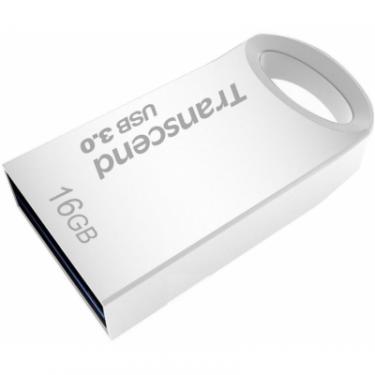 USB флеш накопитель Transcend 16GB JetFlash 710 Metal Silver USB 3.0 Фото 1