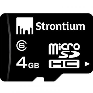 Карта памяти Strontium Flash Miсro-SDHC memory card 4Gb Class 6 Фото