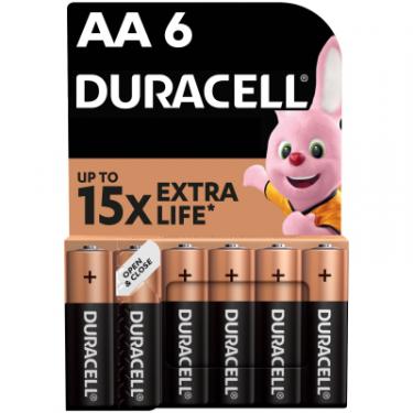 Батарейка Duracell AA лужні 6 шт. в упаковці Фото
