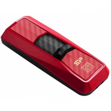USB флеш накопитель Silicon Power 32Gb Blaze B50 Red USB 3.0 Фото 2