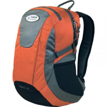 Рюкзак туристический Terra Incognita Trace 22 оранжевый/серый Фото