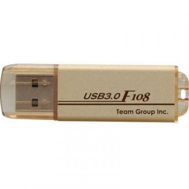 USB флеш накопитель Team 8GB F108 Gold USB 3.0 Фото