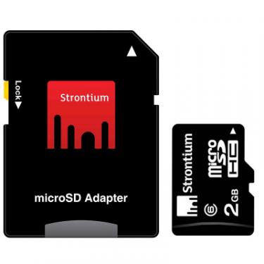 Карта памяти Strontium Flash 2GB microSD class6 Фото