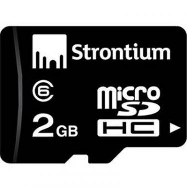 Карта памяти Strontium Flash 2GB microSD class6 Фото 1