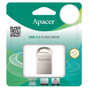 USB флеш накопитель Apacer 32GB AH115 Silver USB 2.0 Фото 1