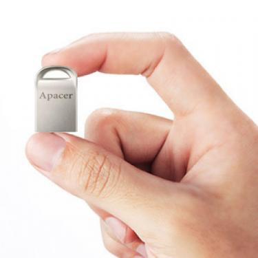 USB флеш накопитель Apacer 32GB AH115 Silver USB 2.0 Фото 2