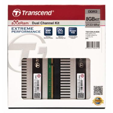 Модуль памяти для компьютера Transcend DDR3 8GB (2x4GB) 2133 MHz Фото 3