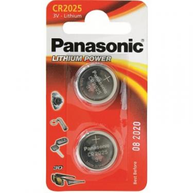 Батарейка Panasonic CR 2025 * 2 LITHIUM Фото