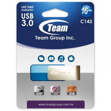 USB флеш накопитель Team 16GB C143 Blue USB 3.0 Фото 3