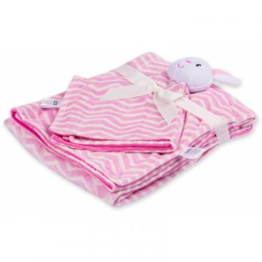 Детское одеяло Luvable Friends в комплекте с салфеткой для девочек Фото 1