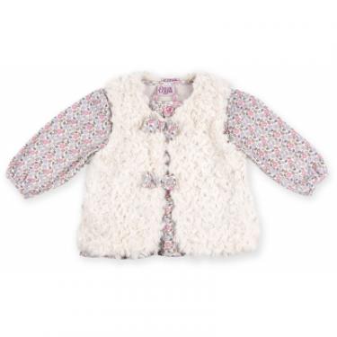 Набор детской одежды Luvena Fortuna для девочек: кофточка, штанишки и меховая жилетк Фото 1