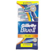 Бритва Gillette Blue II Plus одноразовые 10 шт Фото