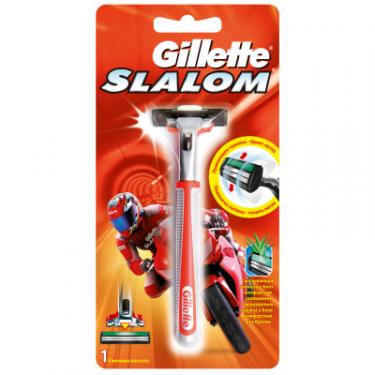 Бритва Gillette Slalom Red c 1 сменным картриджем Фото