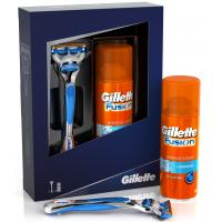 Набор для бритья Gillette Бритва Fusion Proglide + Гель Увлажняющий 75 мл Фото