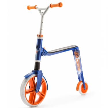 Самокат Scoot&Ride Highwaygangster бело-сине-оранжевый Фото